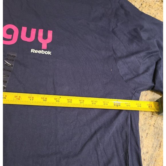 Reebok T-Shirt Adult Size XXL Boobguy Avon Walk for Breast Cancer Blue pink - Picture 4 of 12